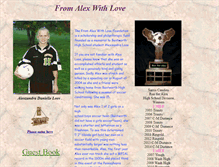 Tablet Screenshot of fromalexwithlove.com